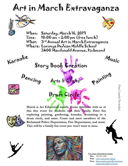 Flier Art in March English 